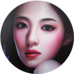 Beijing Girl 2015-04-2, Oil on Canvas, 80cm diameter, 2015