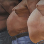 Three fat men 三个胖子, Oil on Canvas, 150x120cm, 2011