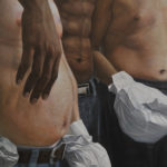 Contest 博弈, Oil on Canvas, 150x120cm, 2011