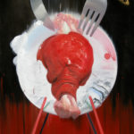 Consumption Series - Today's today 服食系列—今天的今天, Oil on Canvas, 220x100cm, 2008