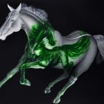 Jade Horse, Galloping Horse 玉马-奔马图, Oil on Canvas, 136×100cm, 2014
