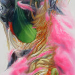 Consumption Series - Broken 服食系列《断》 , Oil on Canvas, 220x100cm, 2010