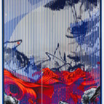 荷潮图 Lotus and Tide Landscape, Digital Print, Image size 50x68cm