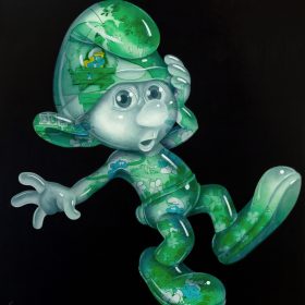 玉卡通-蓝精灵
Cartoon Jade - Smurf